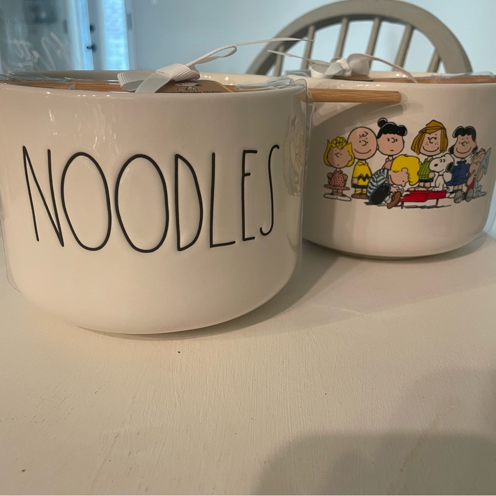 Rae Dunn Peanuts Noodles Bowl